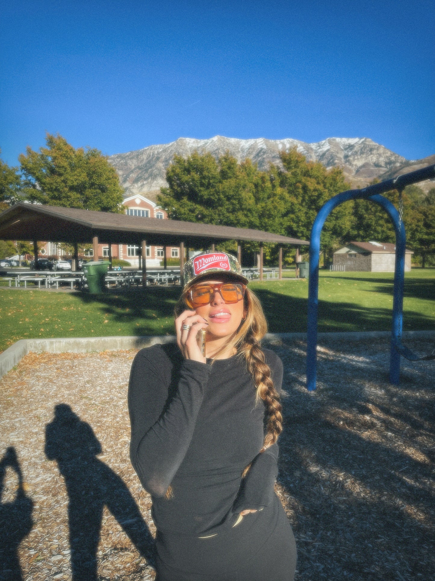 MomLand™️ patch hat in camo