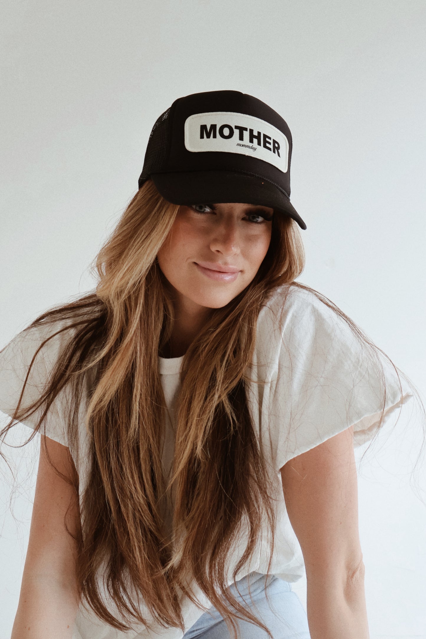 *Mother Trucker hat in Black