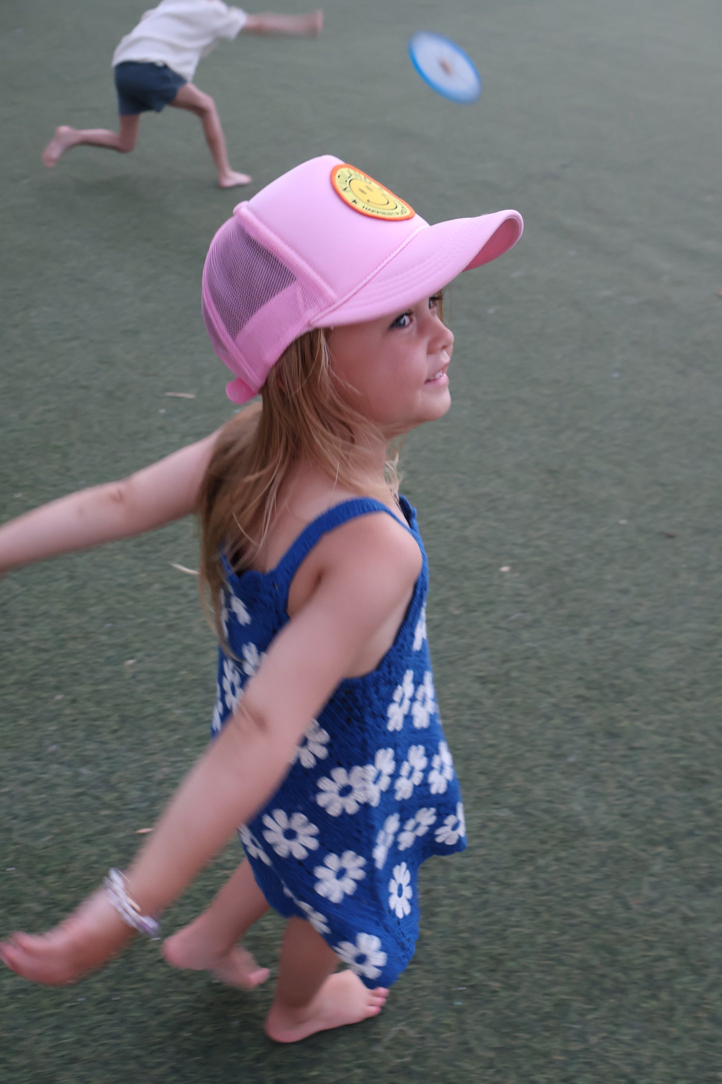 *Kidland Smiley Patch Youth Truck Hat