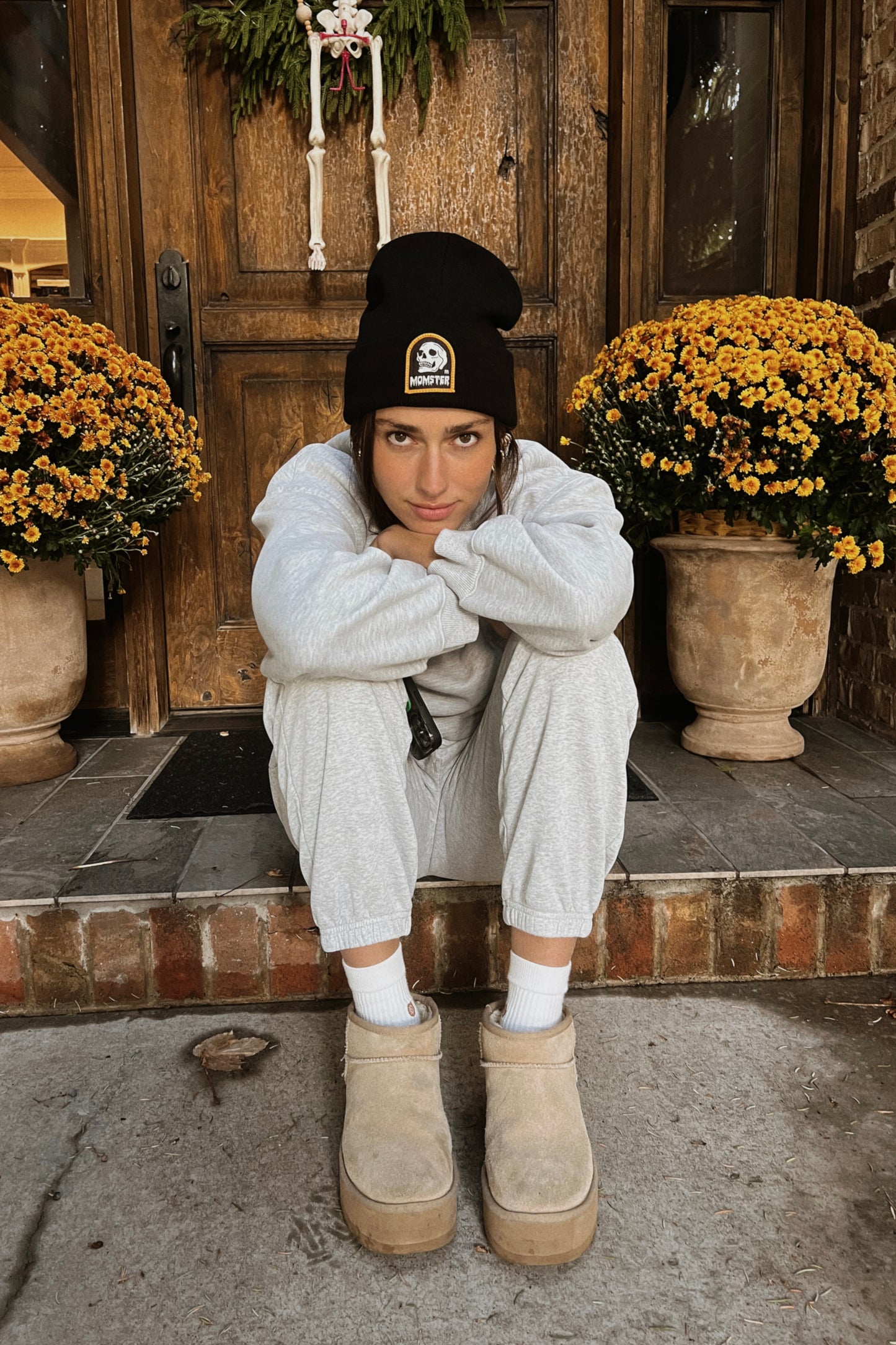 Momster Beanie in Black
