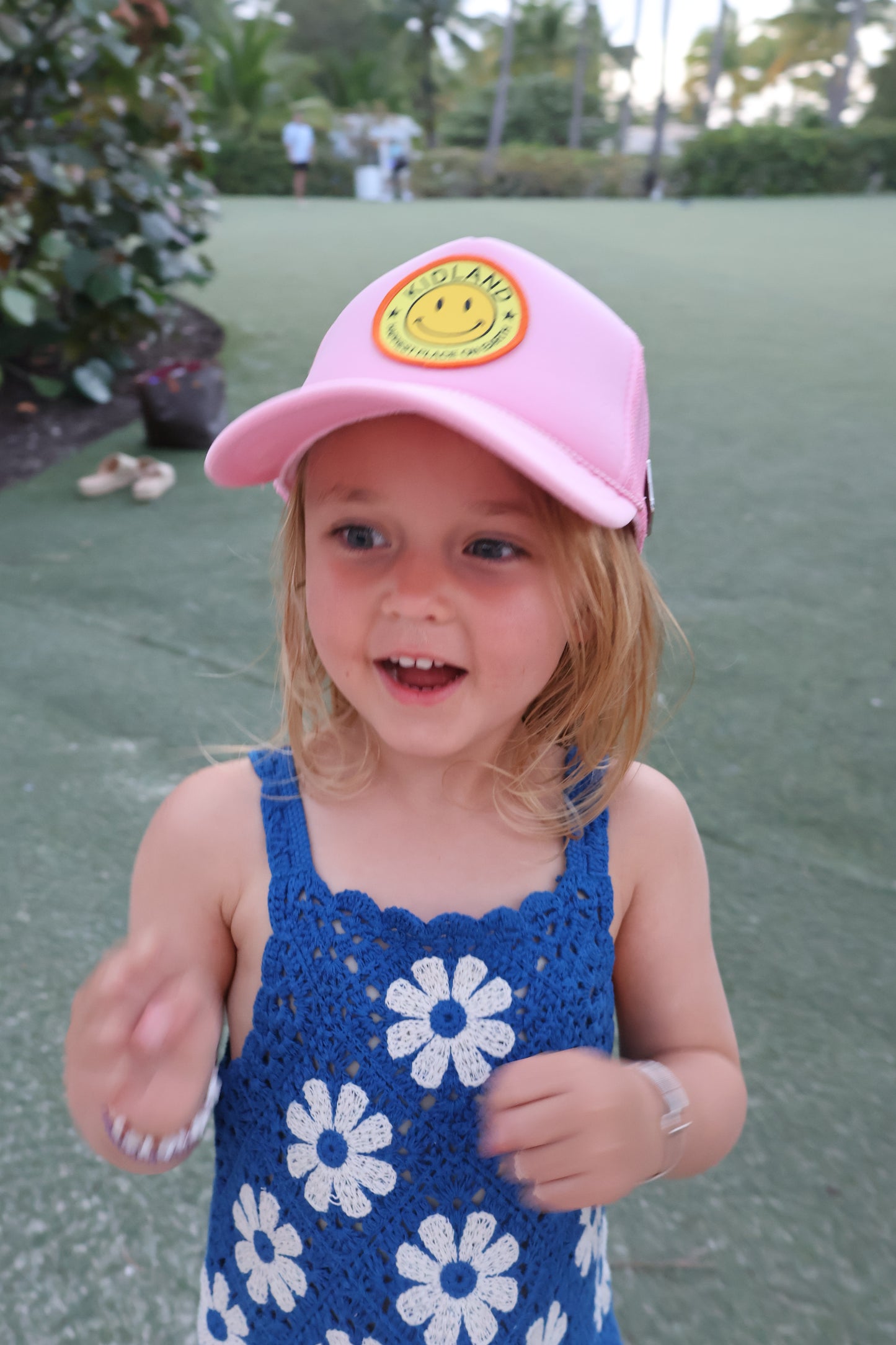 *Kidland Smiley Patch Youth Truck Hat