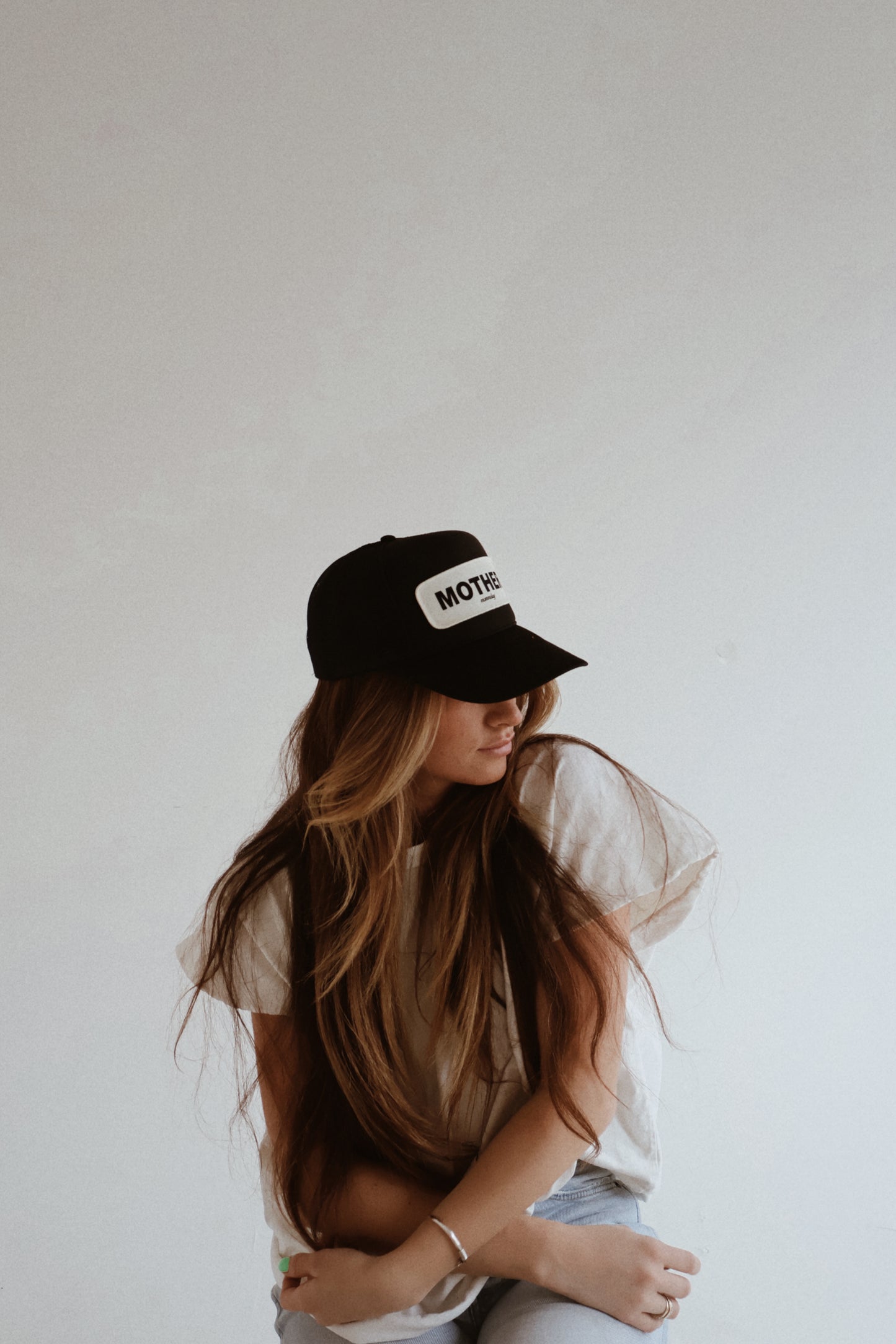 *Mother Trucker hat in Black