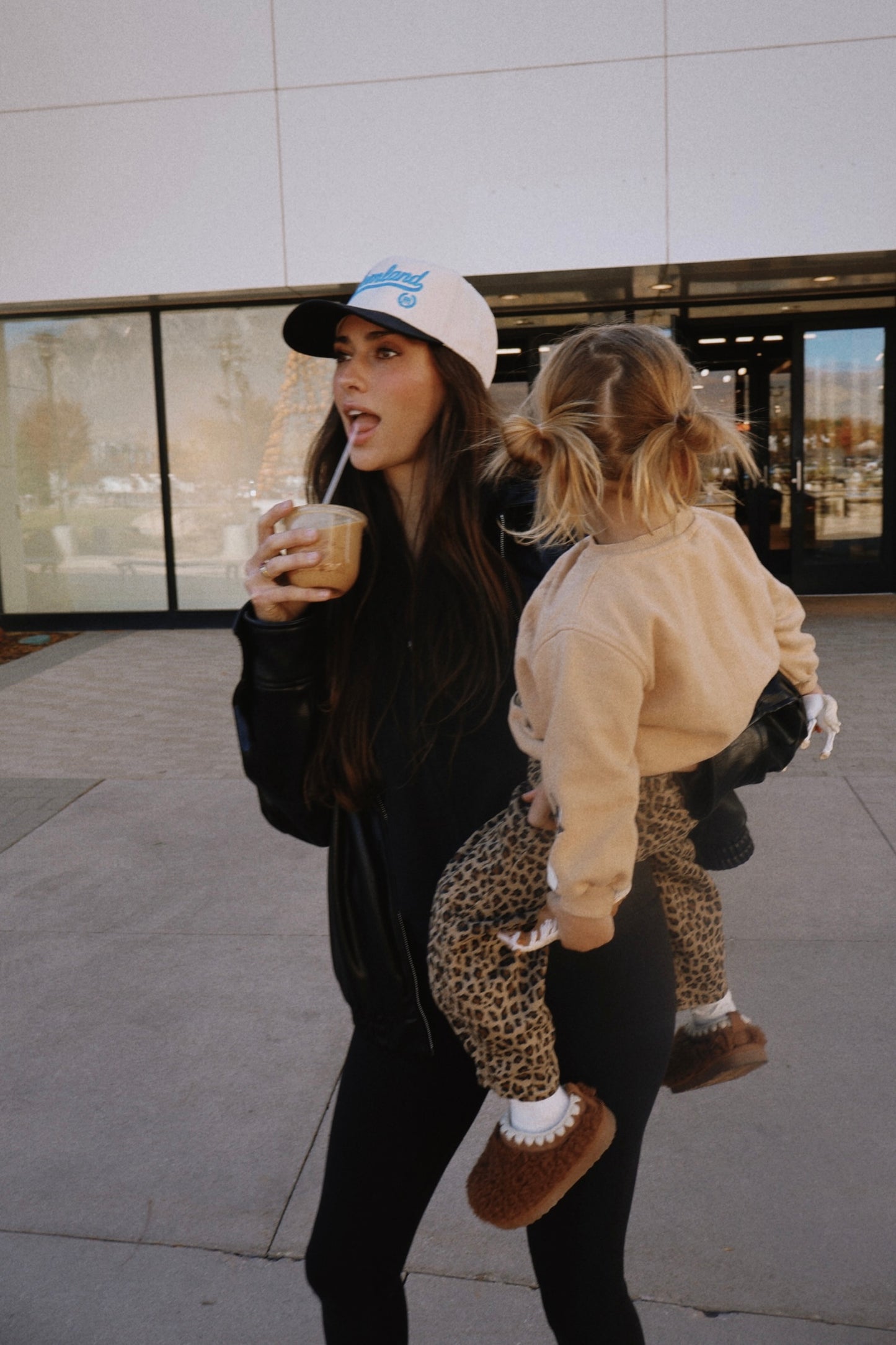 *MOMLAND™️ on black and natural trucker hat