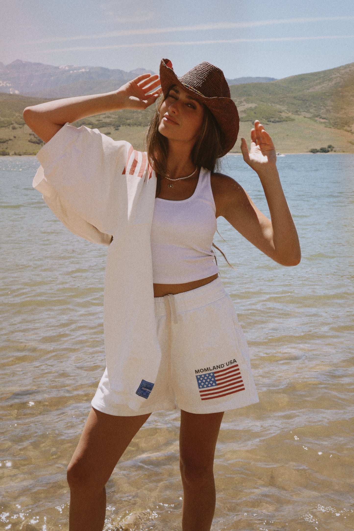 Momland USA sweatshort white