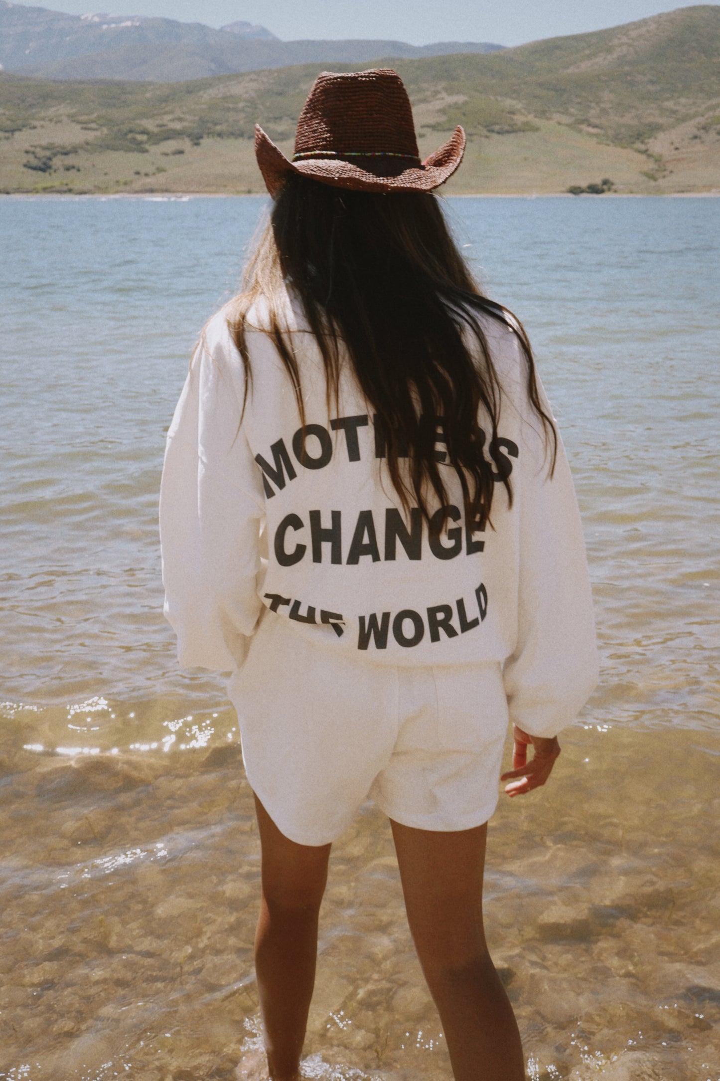 Momland USA crew neck white