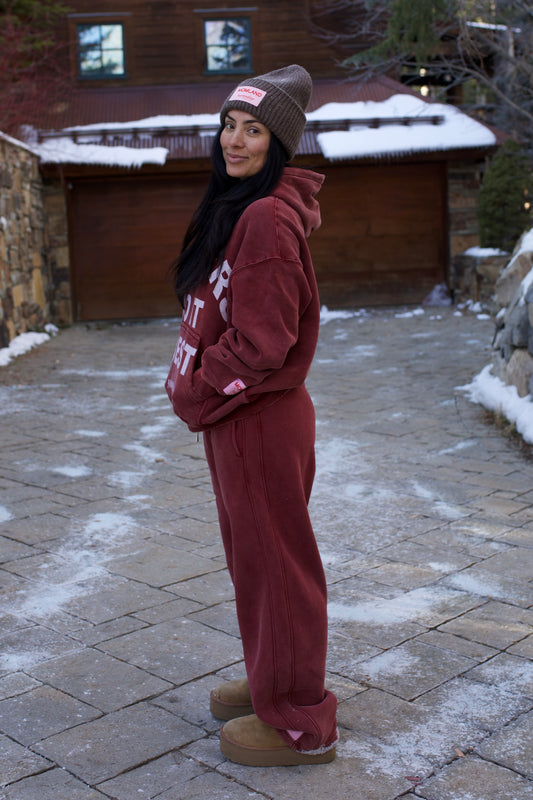 *MOTHERS DO IT BEST sweatshirt in red