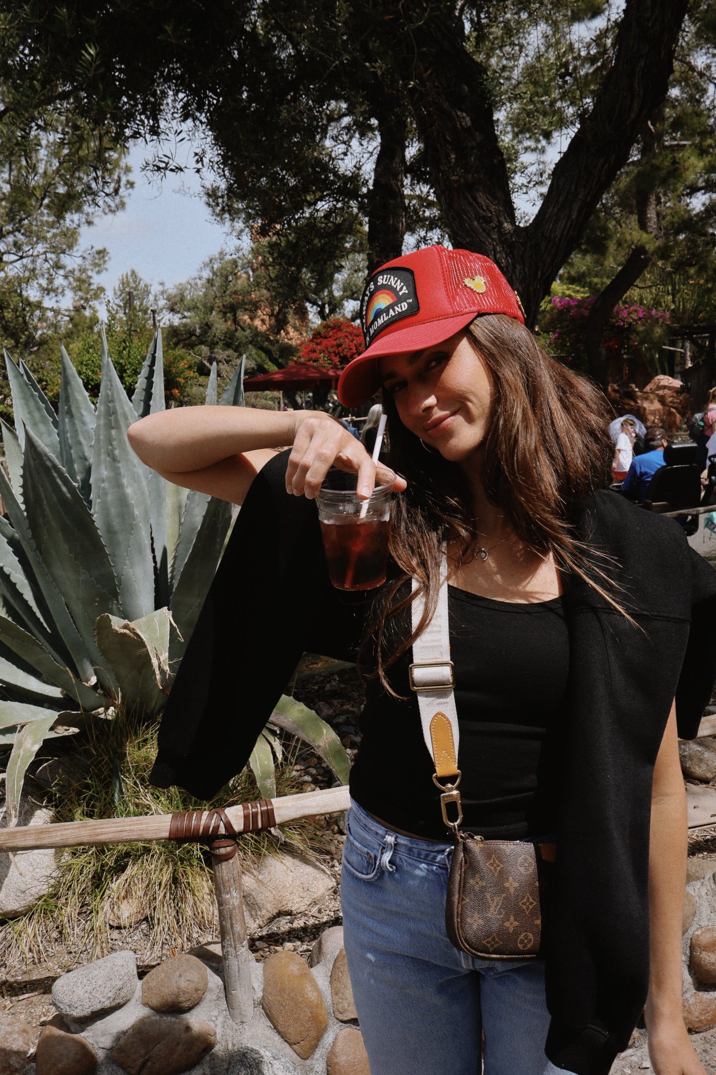 *Always Sunny in MOMLAND Trucker hat in Red