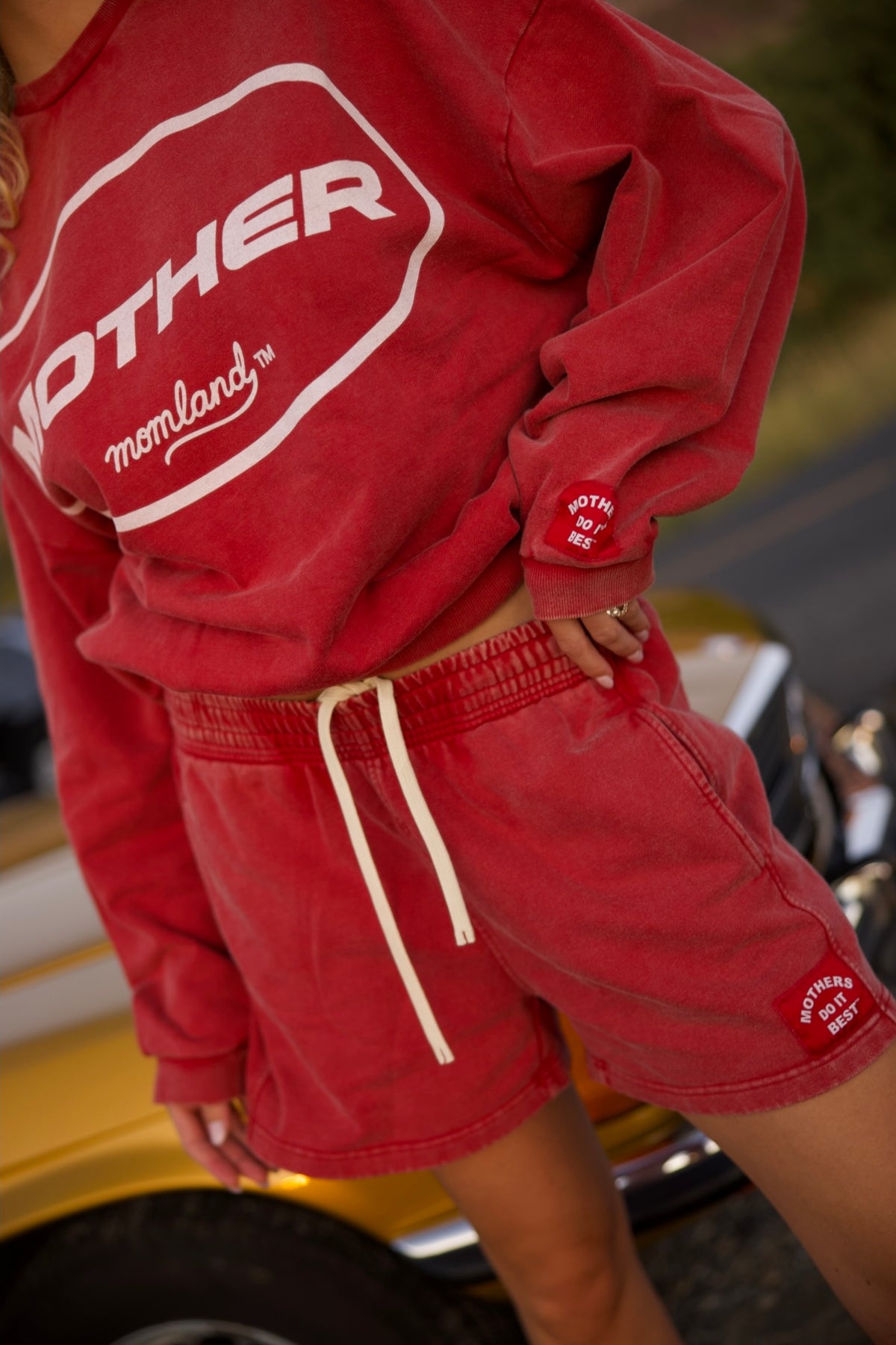 RED Sweat Shorts