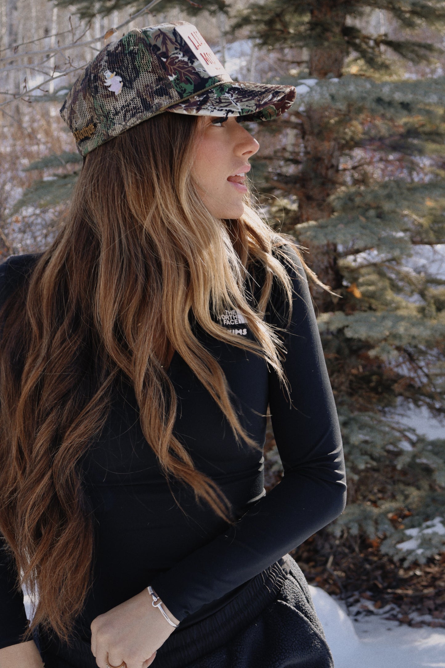 Lucky Mother hat on Camo