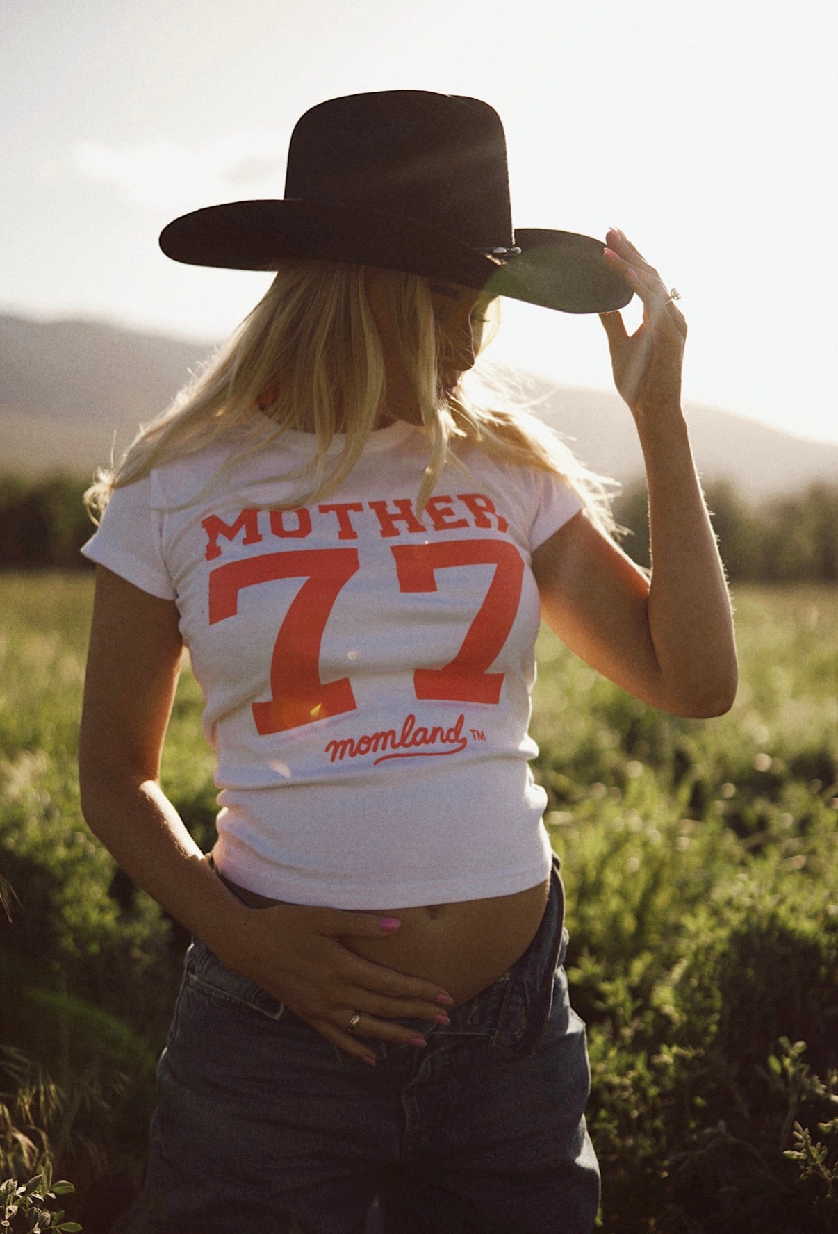 Mother 77 baby tee