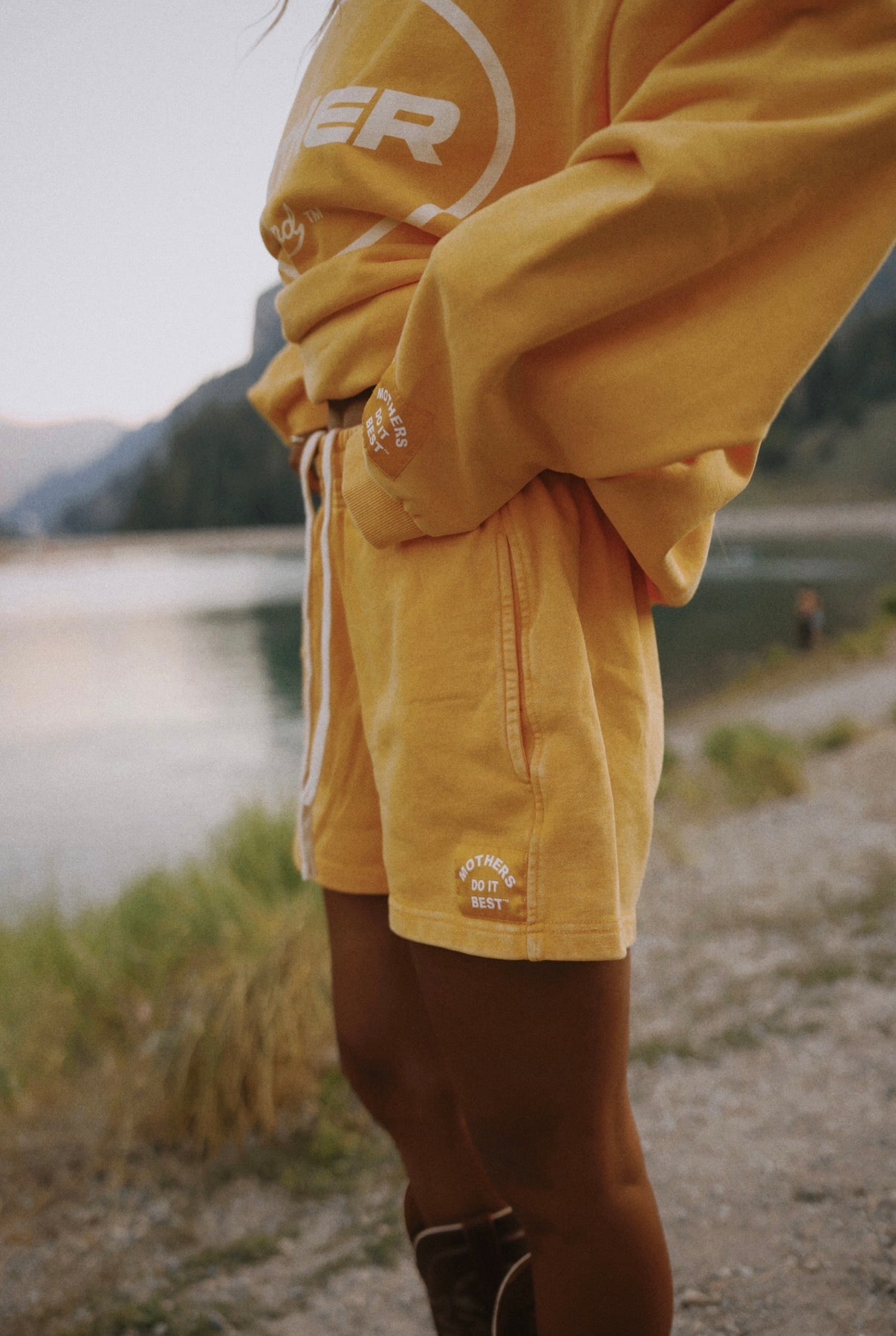 YELLOW Sweat Shorts