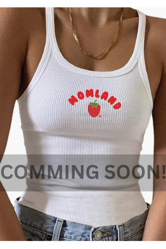 Tank Top Momland Strawberry White