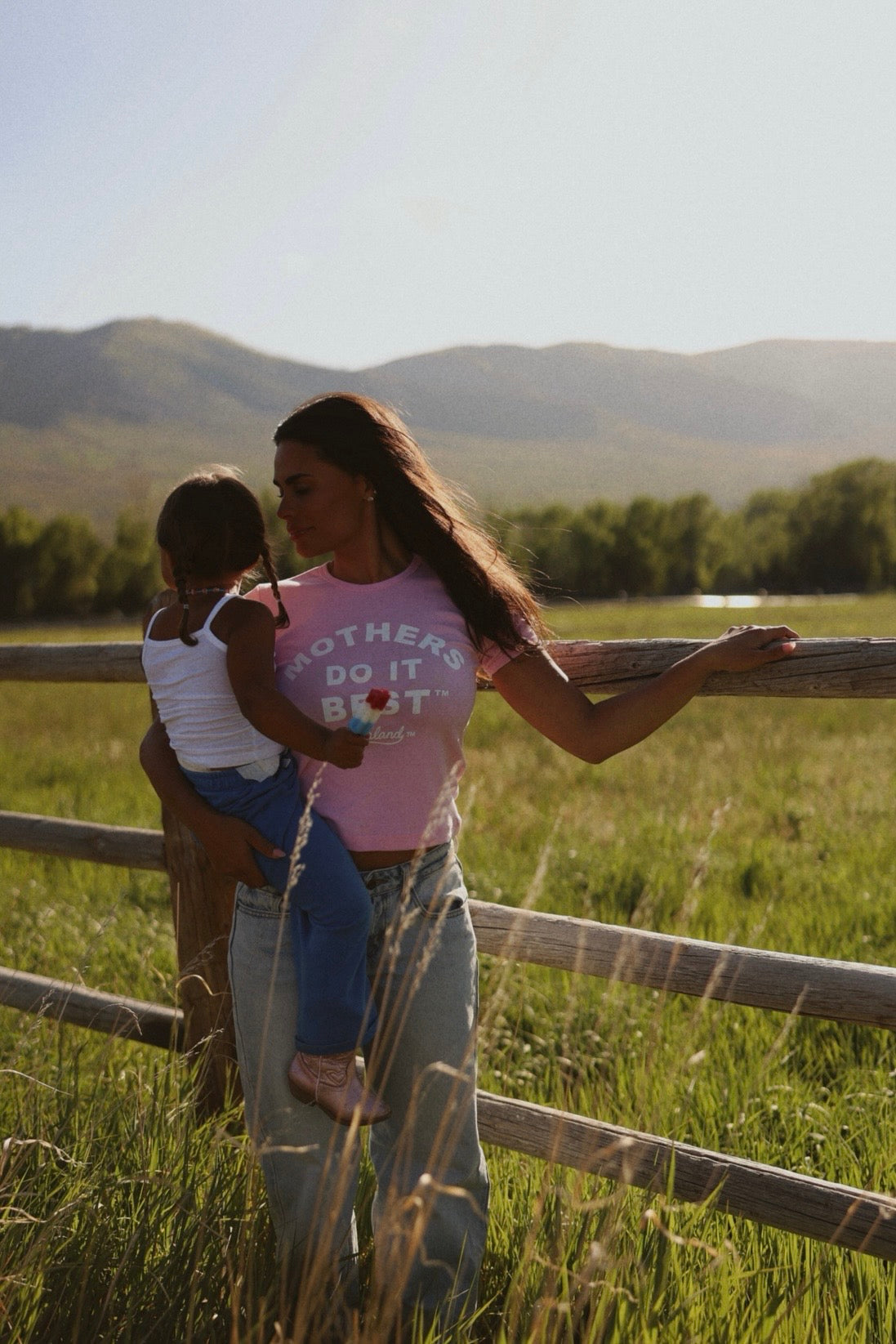 Mothers Do It Best pink baby tee