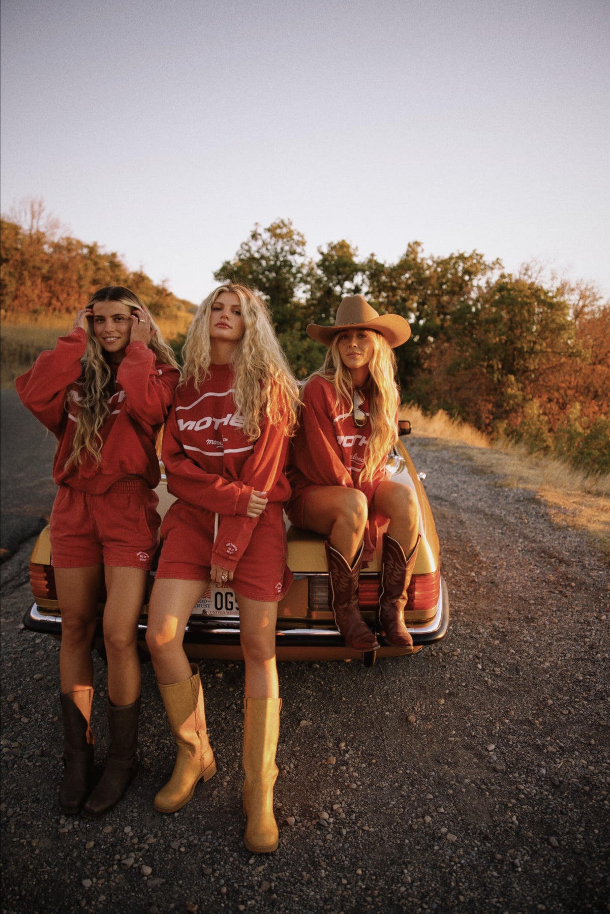 MOTHER circle Red sweatshirt