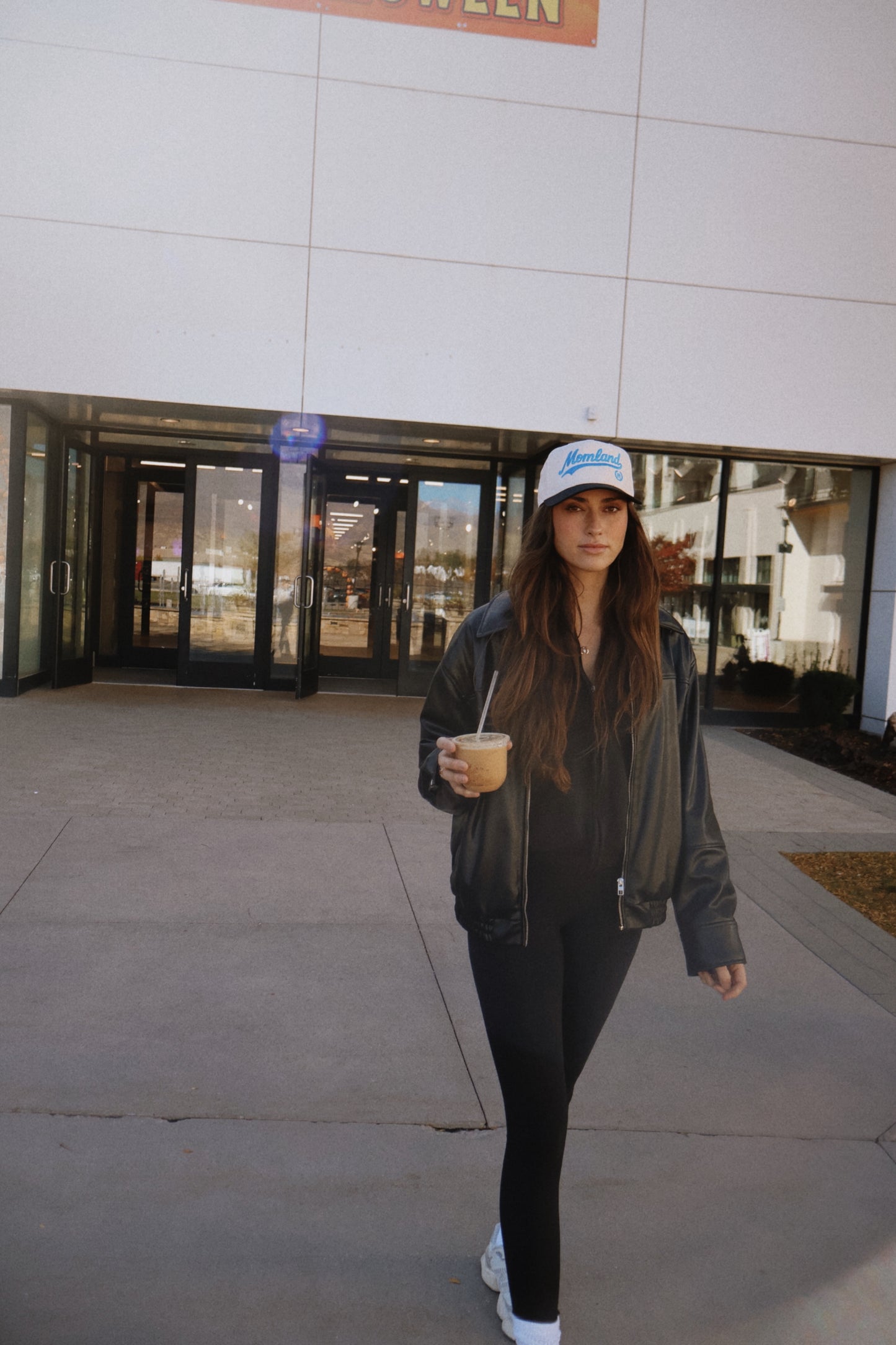 *MOMLAND™️ on black and natural trucker hat