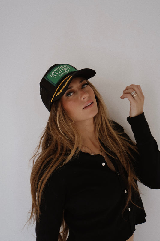 *MOTHERS DO IT BEST on black and gold leaf