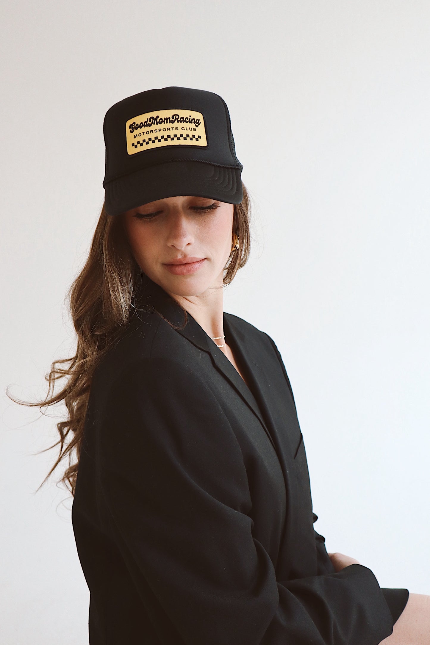 Trucker Hat Good Mom Racing Patch black