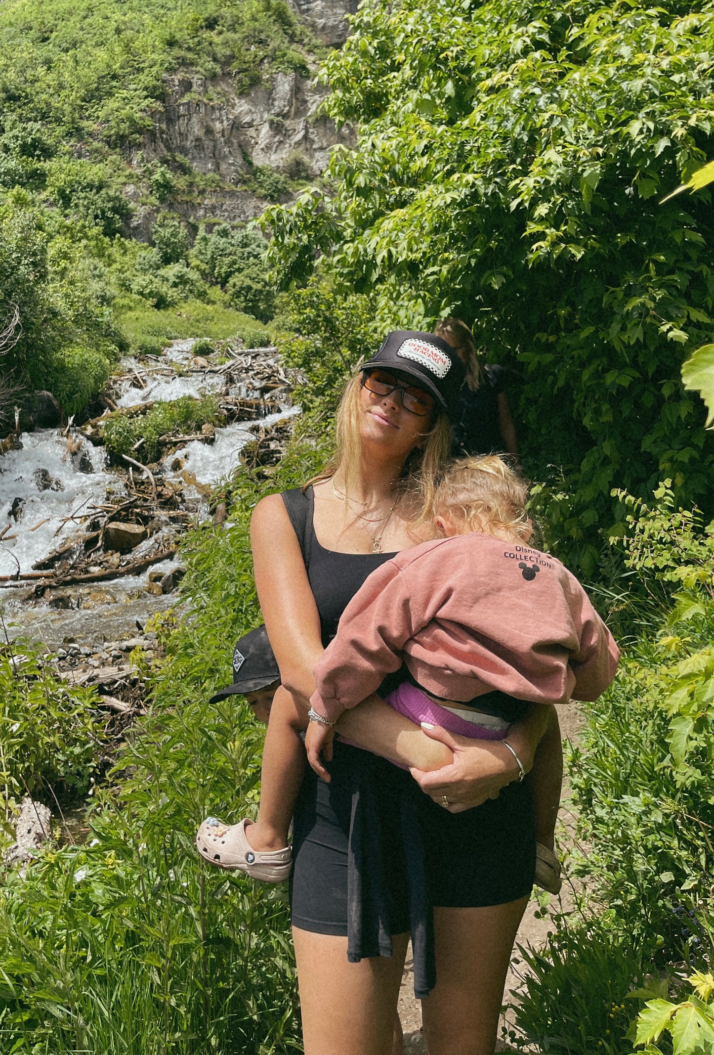 Good Mom Racing Patch hat in Black