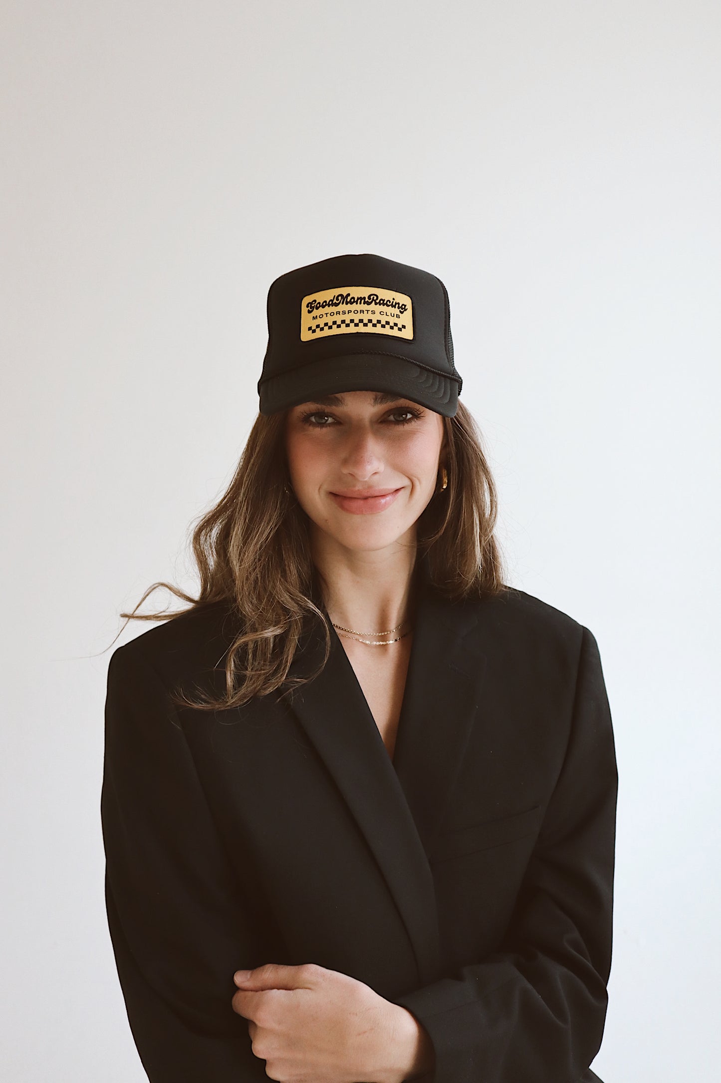 Trucker Hat Good Mom Racing Patch black