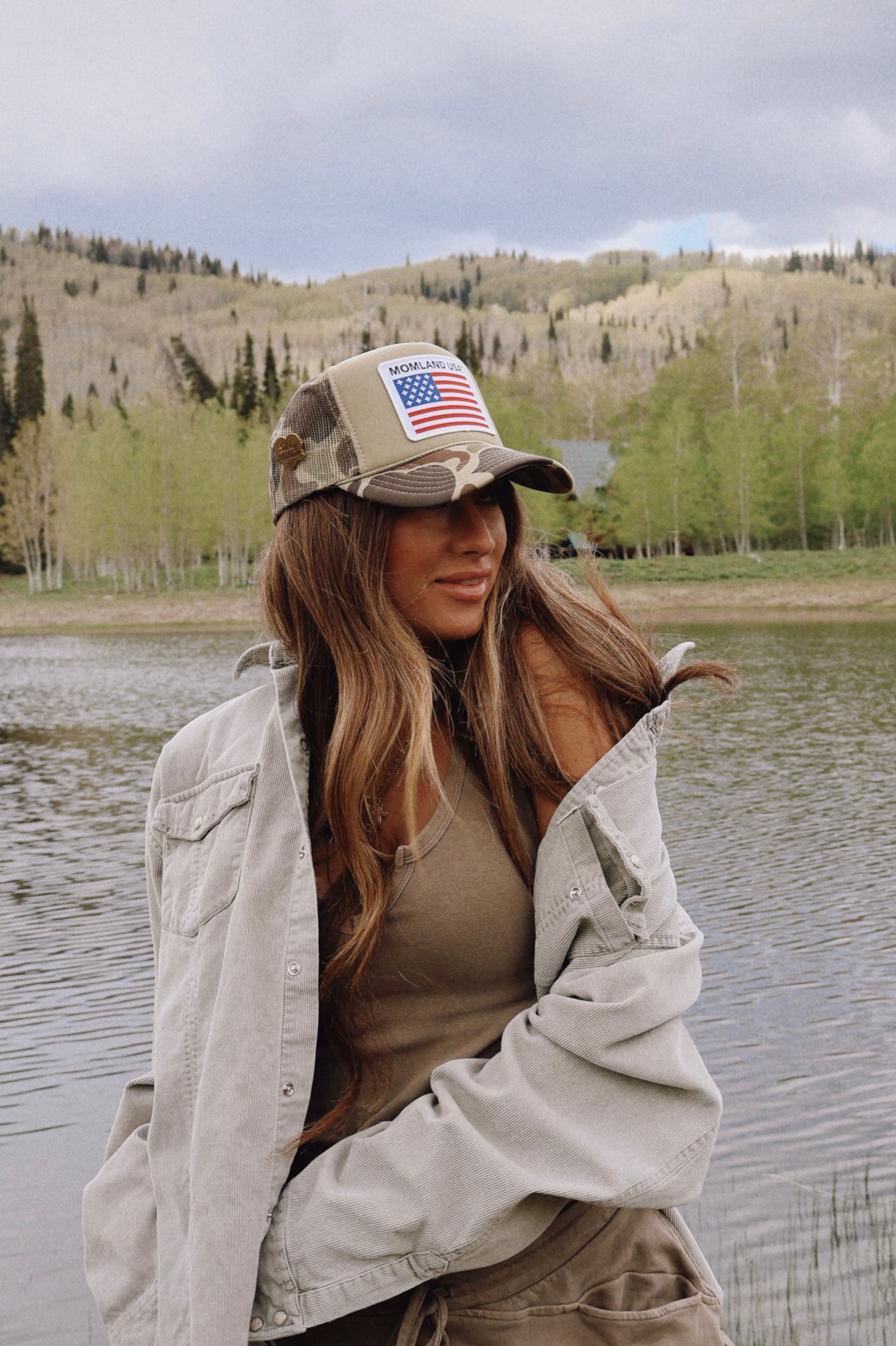 Momland USA Flag on camo
