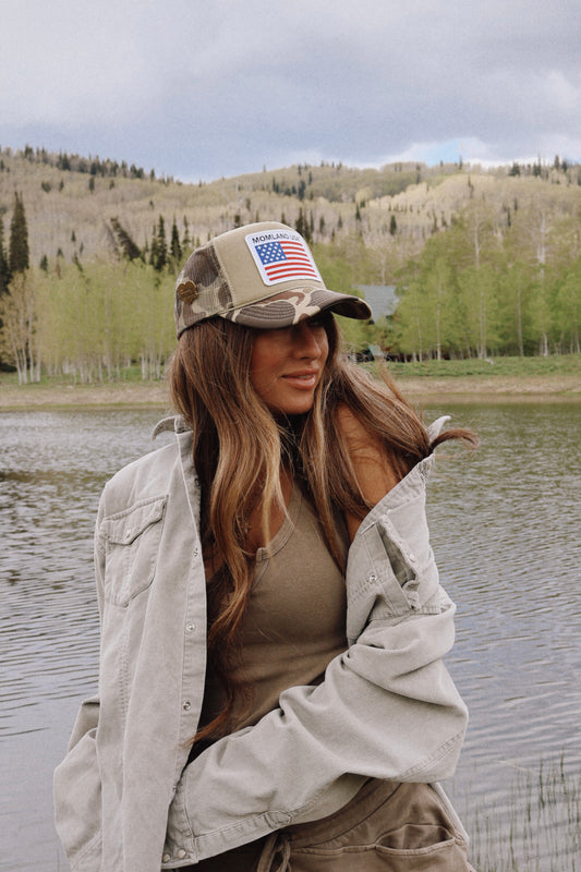 Momland USA Flag on camo