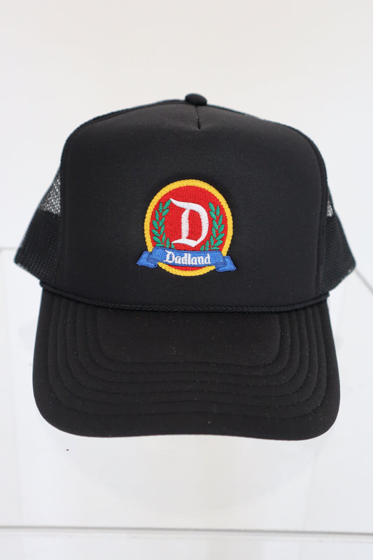 Dadland Embroidered black hat