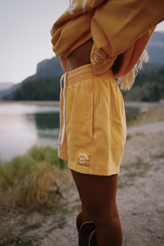YELLOW Sweat Shorts