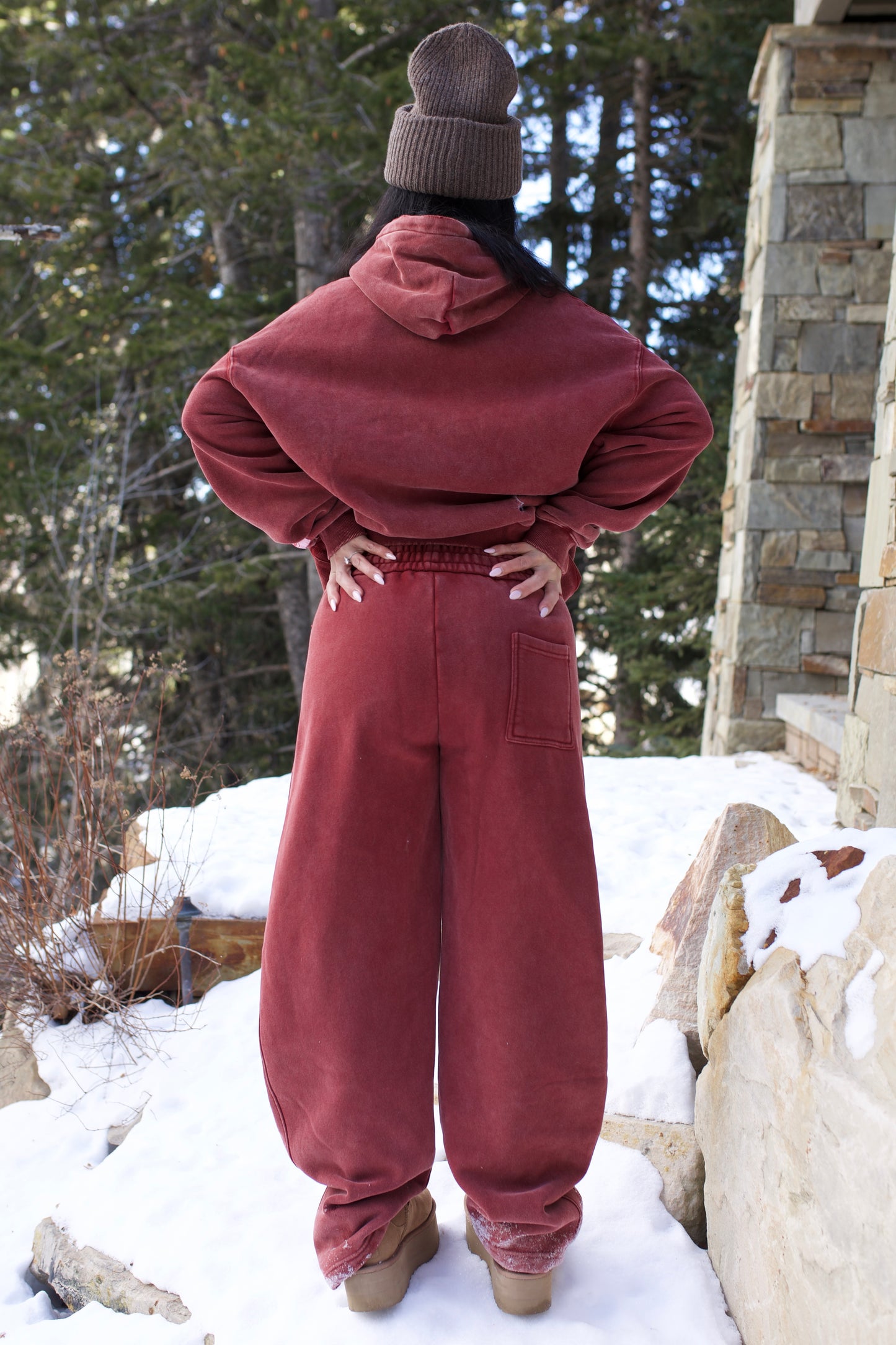 *MOTHERS DO IT BEST sweatpants in red